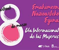 Dbus se suma con carteles, al día internacional de las mujeres