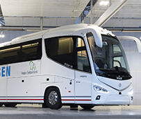 Irizar i8 de 14 metros, destinado en exclusiva para la donación de sangre