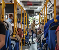 Excelente la calidad del aire de Guaguas Municipales, según un informe científico
