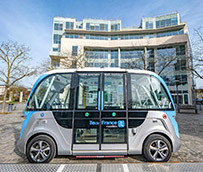 Primera línea de autobuses operando de forma autónoma en París