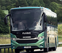 Estreno del primer autobús internacional de biogás de Scania