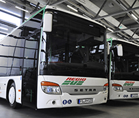 Siete autocares Setra Low Entry, para el distrito de Mittelsachsen