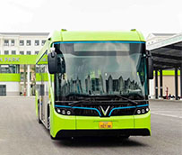 VinBus lanza su primer autobús 100% eléctrico en Vietnam, para su primera línea verde
