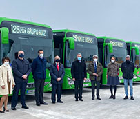 Grupo Ruiz inaugura la nueva base de auto periferia, y presenta 11 nuevos buses