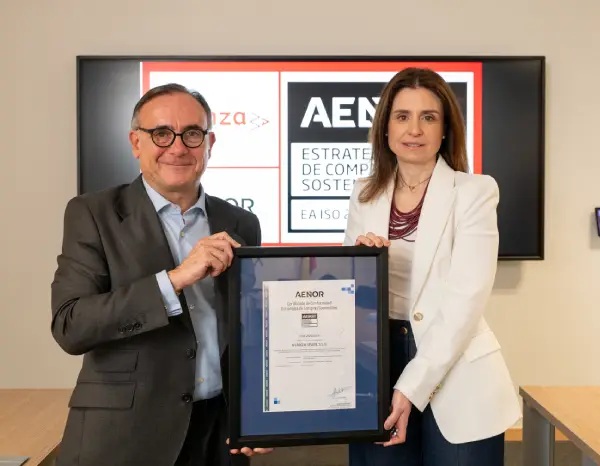 Avanza, recibe el certificado de compras sostenibles de Aenor