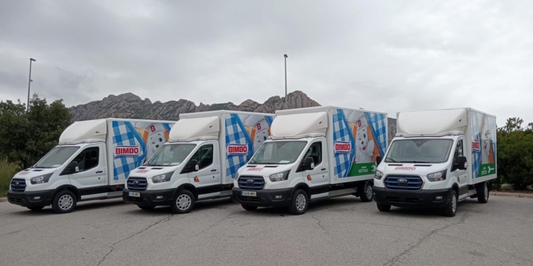Grupo Bimbo incorpora 30 Ford E-Transit 100% eléctricas a su flota