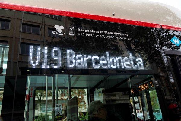 TMB refuerza el servicio de la línea V19 durante los fines de semana