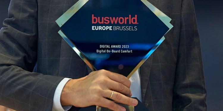 MAN ‘Premio Digital’ Busworld, en la categoría Confort digital a bordo