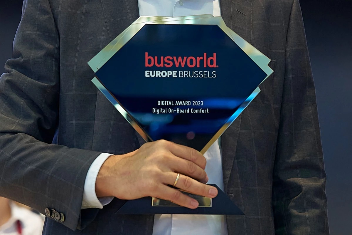 MAN ‘Premio Digital’ Busworld, en la categoría Confort digital a bordo