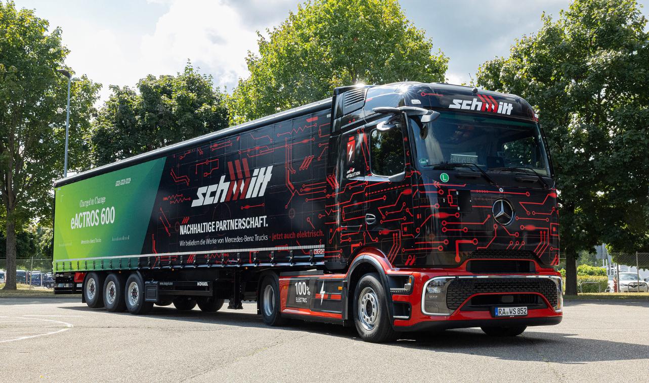Logistik Schmitt adquiere 23 eActros 600 de Mercedes-Benz