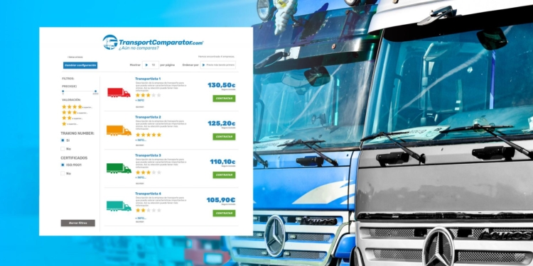 TransportComparator.com, primer comparador de empresas de transporte paletizado