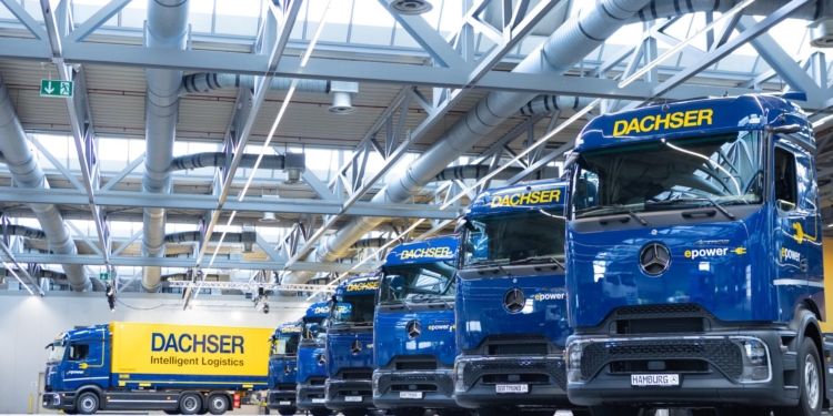 Dachser incorpora sus primeros camiones eléctricos eActros 600