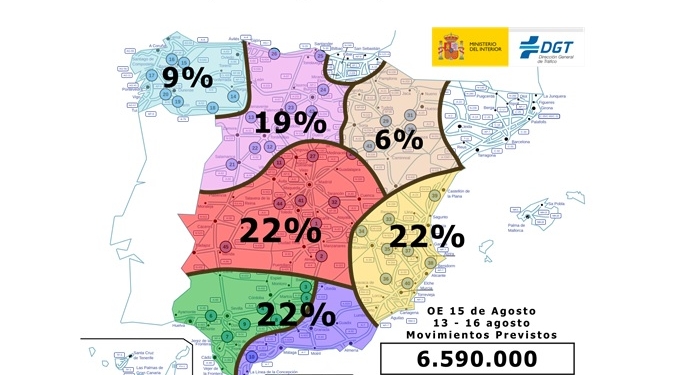 Operación especial de tráfico por el puente del 15 de agosto