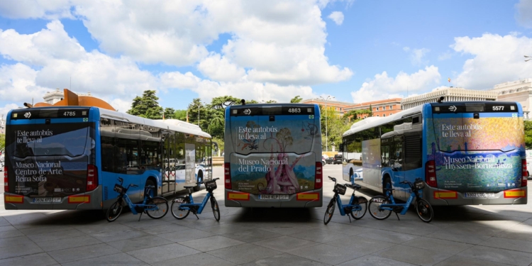 EMT Madrid celebra el Día de los Museos con una acción especial en autobuses