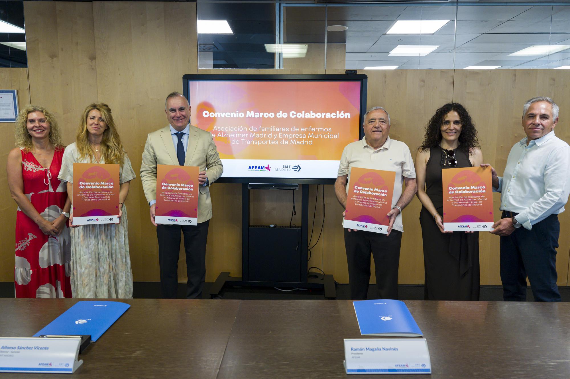 EMT Madrid se alía con AFEAM a favor de los enfermos de Alzheimer