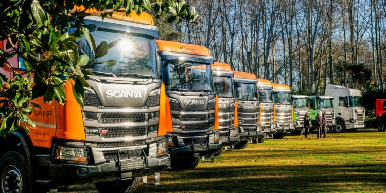 Can Pipa incorpora siete camiones Scania XT para mejorar su capacidad