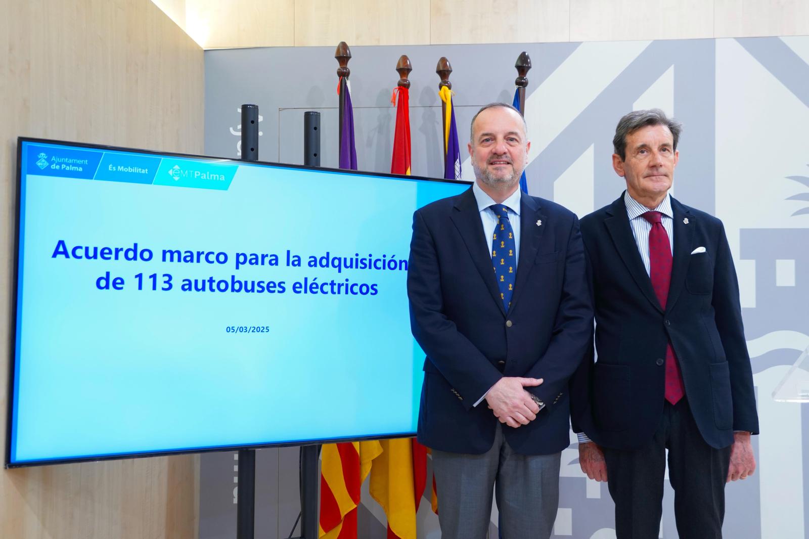 EMT Palma adquiere 113 autobuses eléctricos