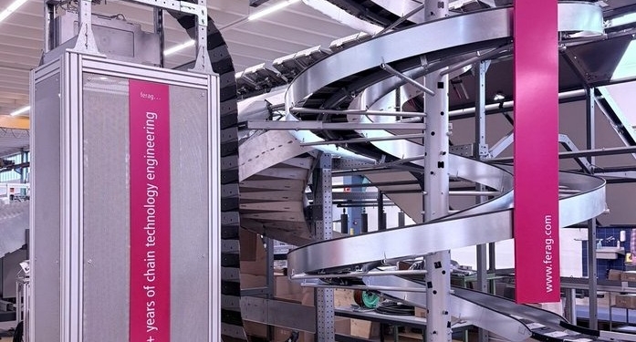 Ferag presenta en LogiMAT su nuevo transportador en espiral