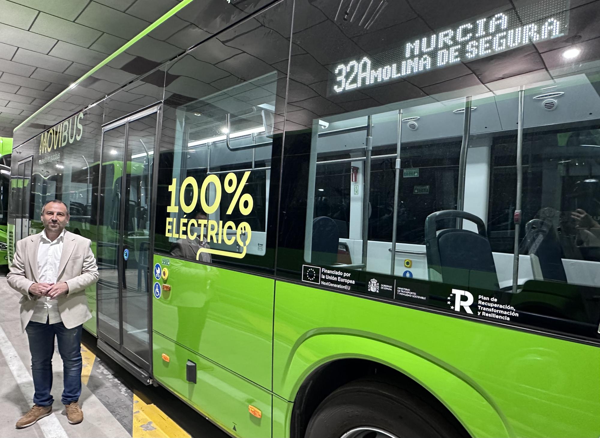 Murcia inicia una prueba piloto con autobuses eléctricos