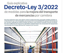 Guía explicativa para la aplicación del Decreto-ley de medidas al transporte