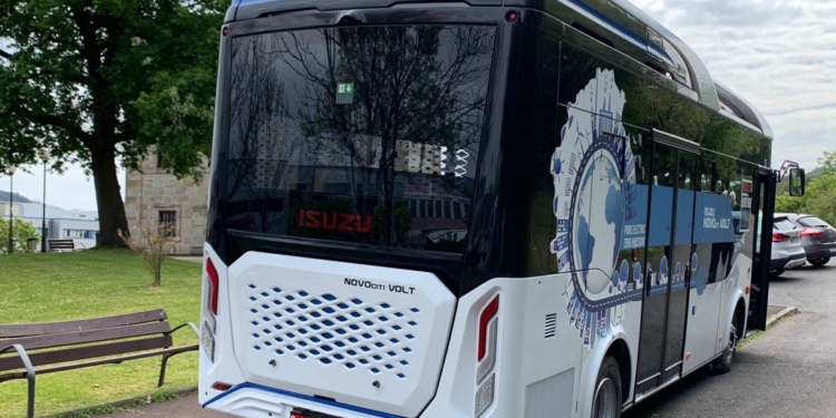 Segalés inicia pruebas con el autobús eléctrico Novociti Volt