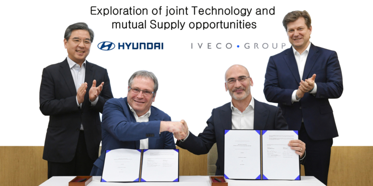 Iveco e Hyundai Motor Company firman para una futura colaboración