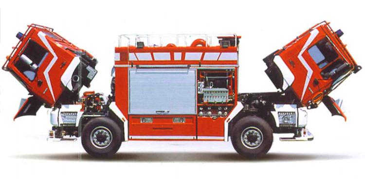 Proyecto austriaco en China: camión MAN con dos cabinas y cuatro volantes