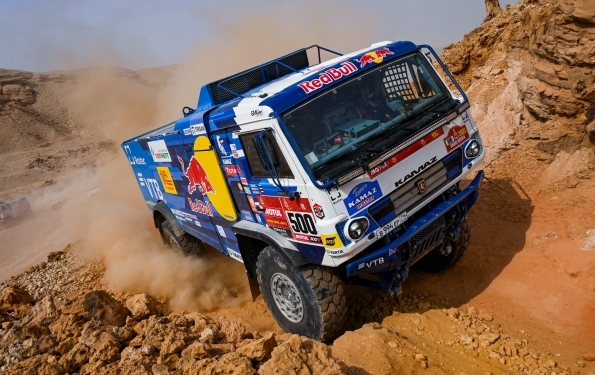 Kamaz, líder del Dakar con Goodyear Offroad Ord