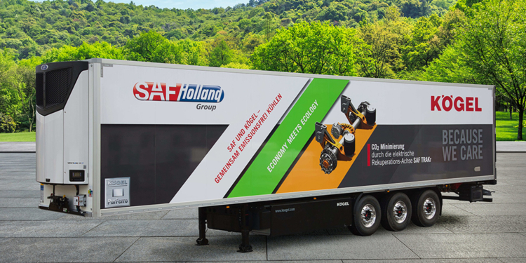 Ecológico y silencioso: así es el nuevo semirremolque de Kogel y SAF-Holland