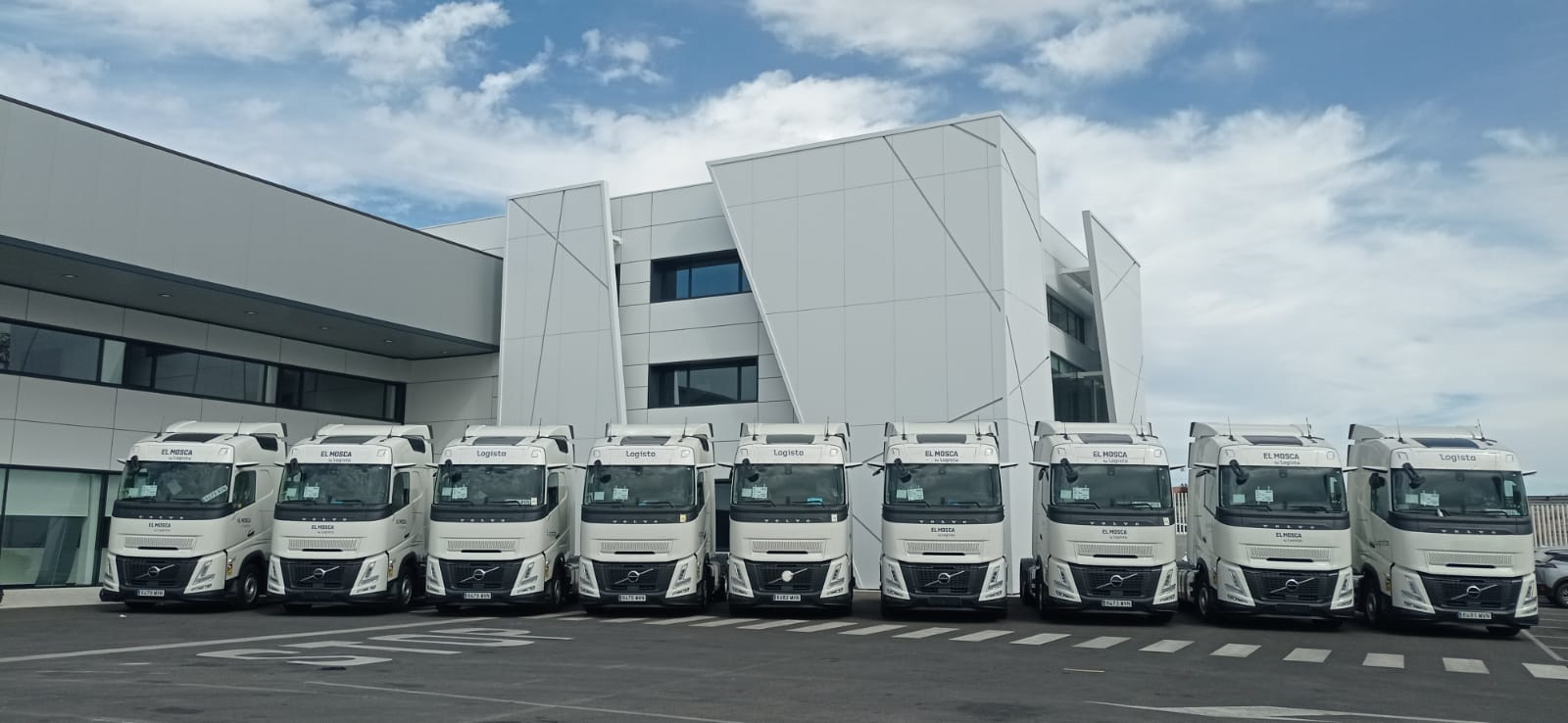 Logista incorpora 110 Volvo FH Aero para una logística sostenible