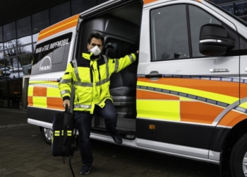 Nuevo vehículo-hospital de vacunación, de MAN