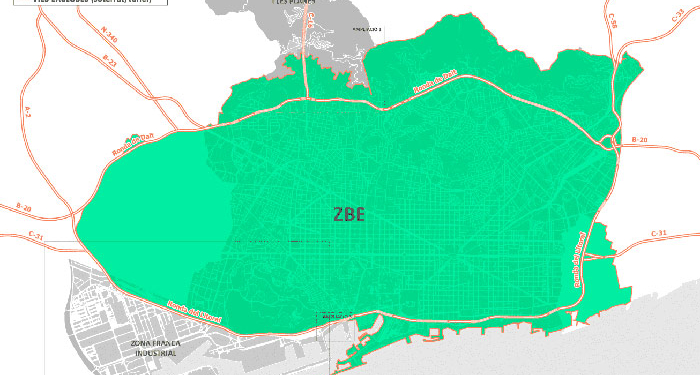El Supremo anula la primera ordenanza de la ZBE de Barcelona