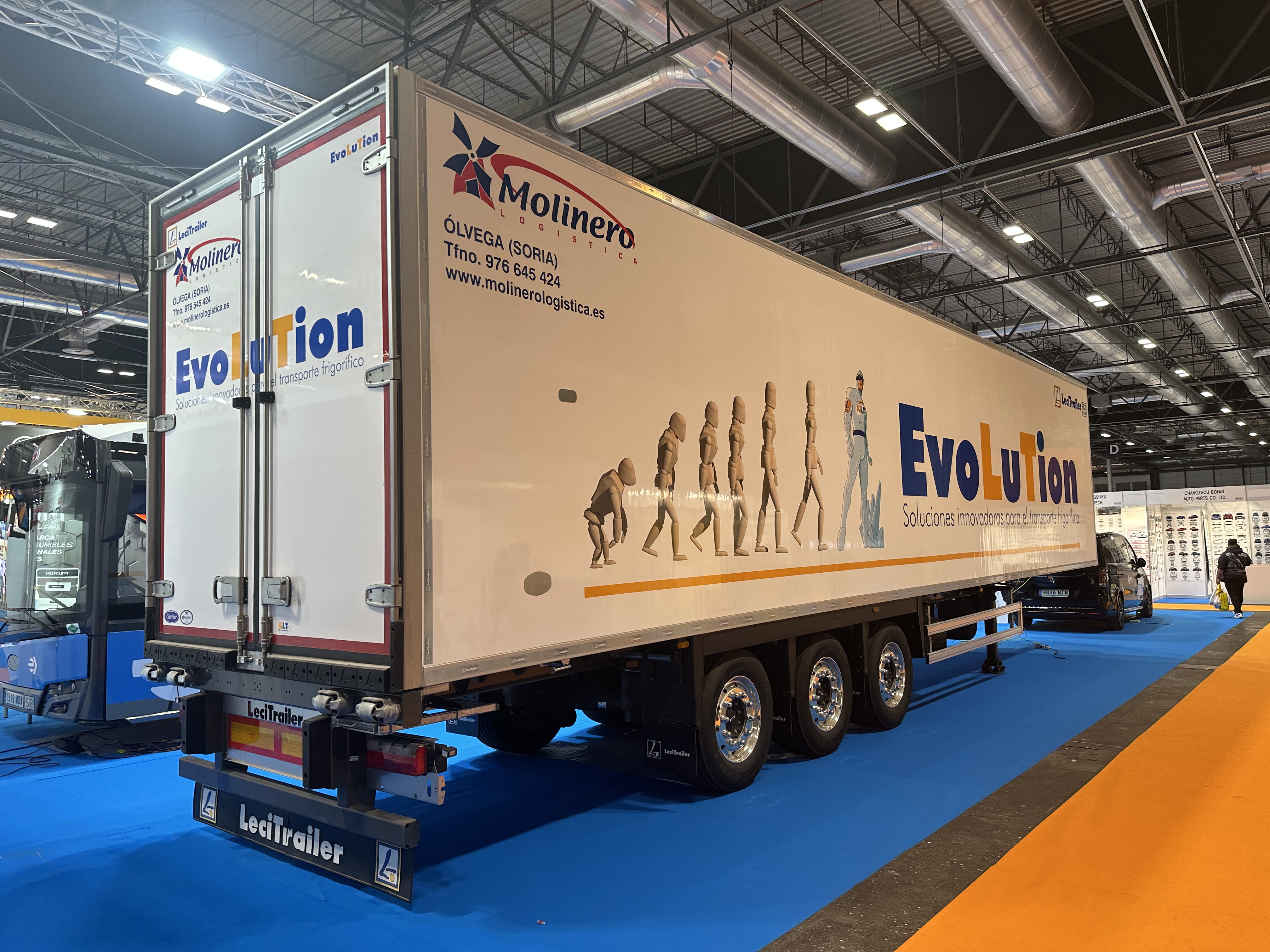 Lecitrailer destaca la conectividad del transporte en Motortec