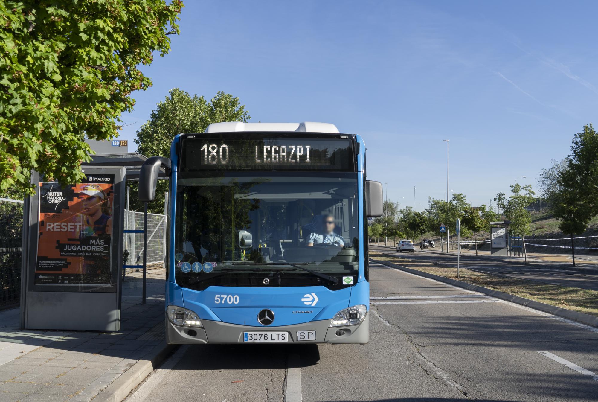 La línea 180 de EMT Madrid cubrirá el servicio durante el Mutua Madrid Open