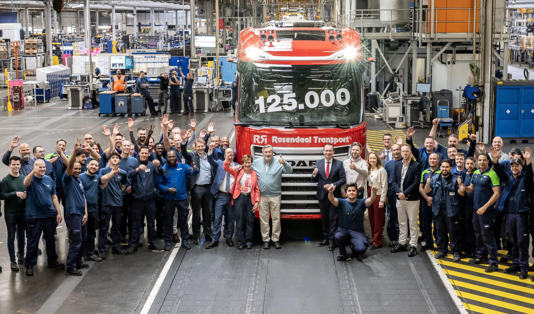 DAF Trucks celebra la entrega de su camión número 125.000, ¡felicidades!