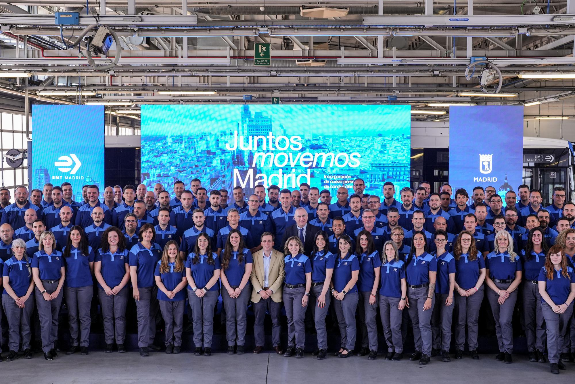 EMT Madrid da la bienvenida a 121 nuevos conductores de autobús