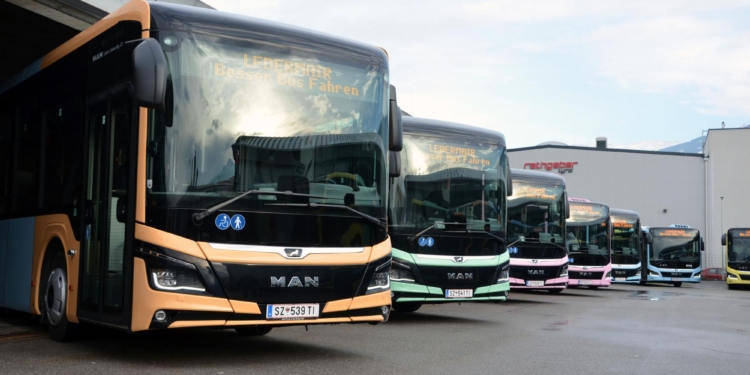 MAN Bus recibe el mayor pedido de autobuses eléctricos en Austria