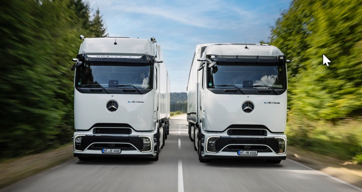 PragmaCharge adquiere 12 camiones eléctricos eActros 600