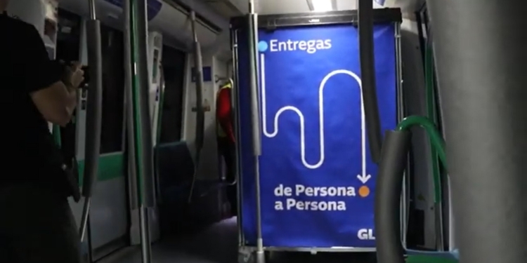 Línea 12: GLS transporta 700 paquetes diarios en metro
