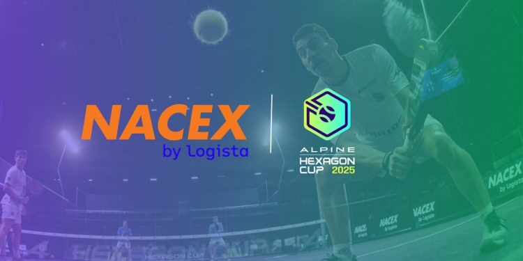 Nacex renueva su alianza con la Hexagon Cup 2025 para el pádel