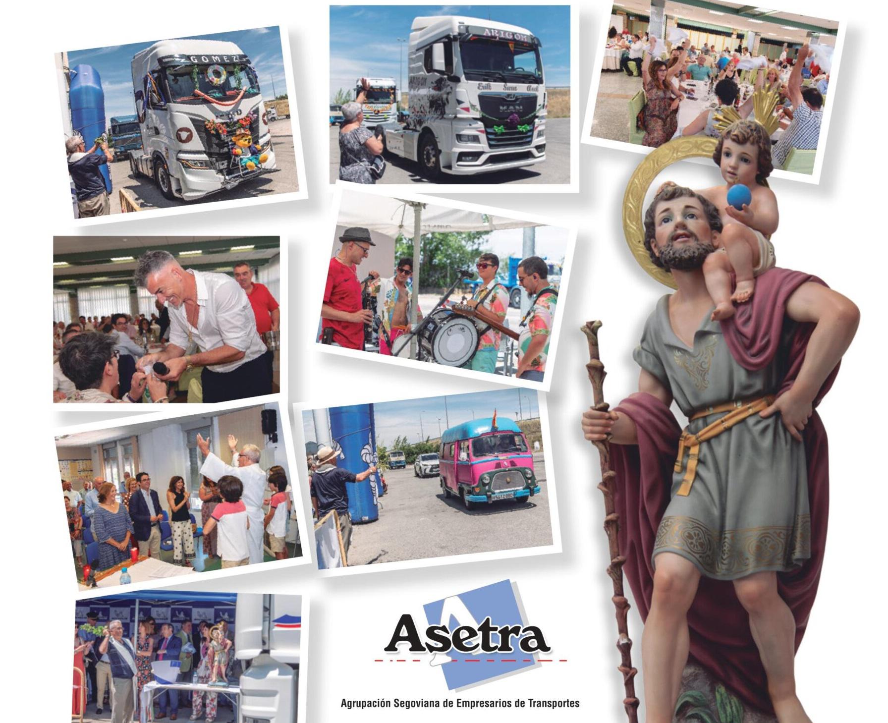 Asetra celebrará San Cristóbal, patrón del transporte, el próximo 13 de julio