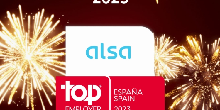 Alsa, primera empresa certificada como Top Employer 2023