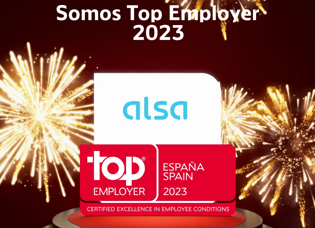 Alsa, primera empresa certificada como Top Employer 2023