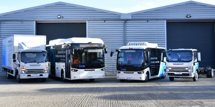 Wrightbus presenta un camión de 7.5 toneladas en su estrategia para 2025