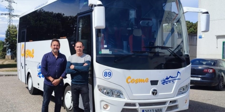Autocares Cosme incorpora a su flota una unidad del Temsa MD7 Plus
