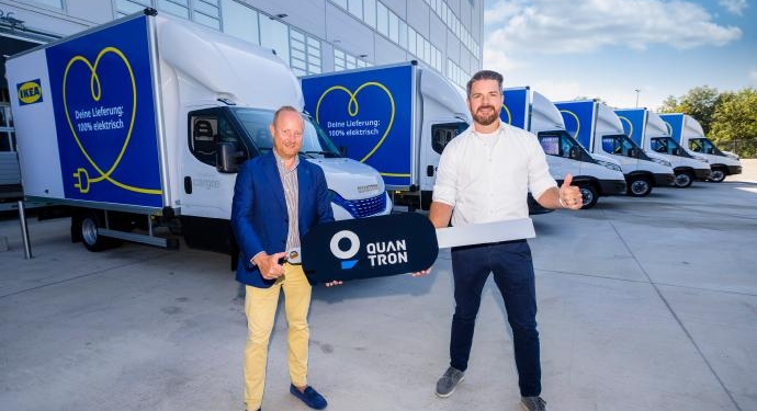 Ikea recibe 30 furgonetas eléctricas de Quantron