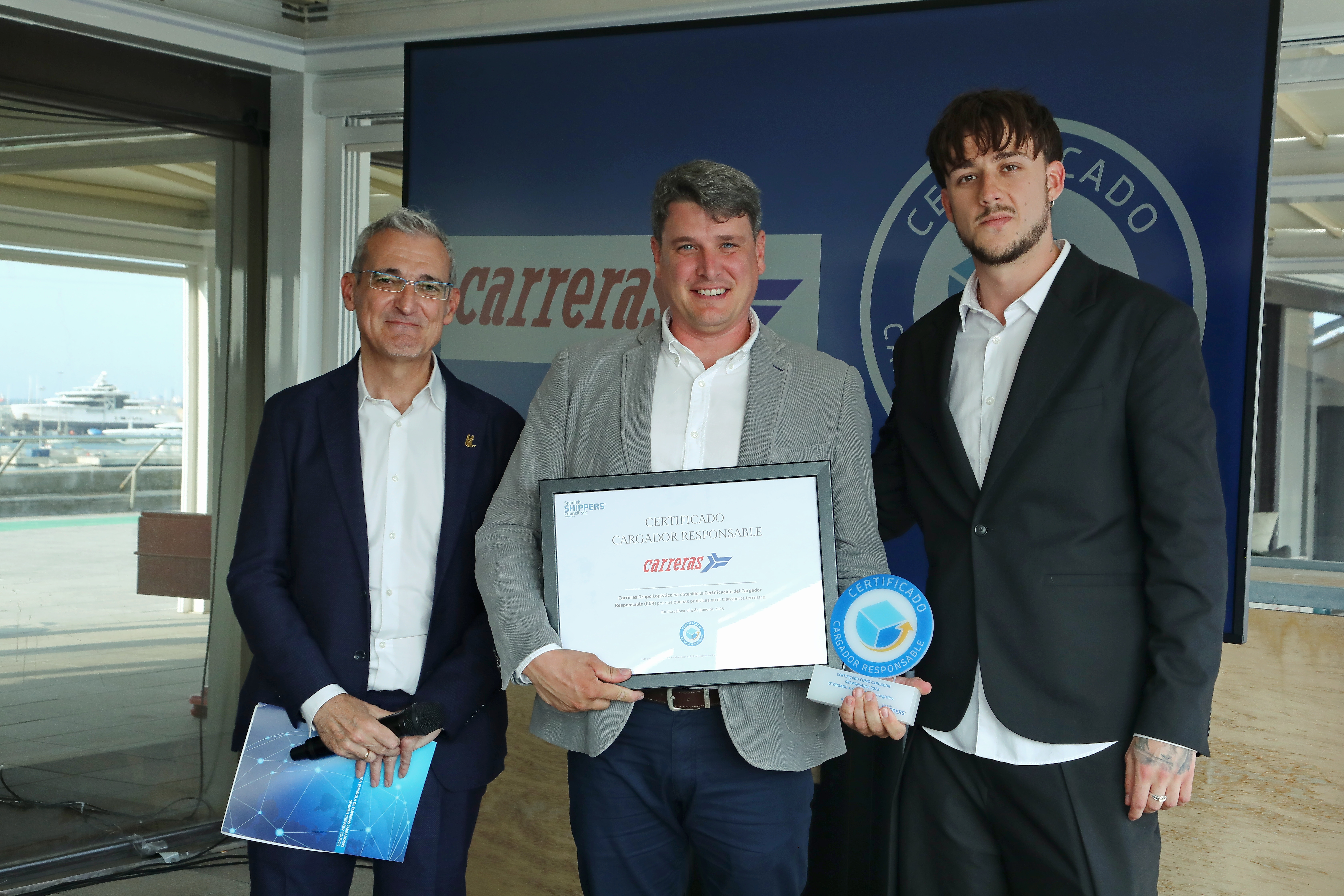 Carreras, primer operador europeo certificado como cargador responsable