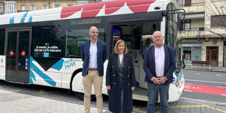 El uso del autobús transfronterizo de Irún y Hendaia crece un 77%