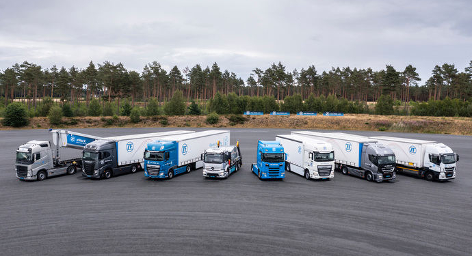 ZF aprovecha las tecnologías completas para camiones y remolque