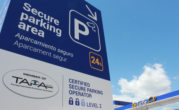 El parking OnTurtle en La Jonquera renueva el certificado de seguridad